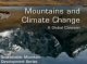 Mountains and Climate Change - A global concern